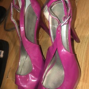 Pink heels